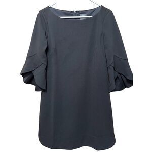 Vince Camuto Women's Bell‎ Flutter Tulip Sleeve Fully Lined Sheath Dress Sz 10